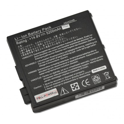 Bateria do laptopa Asus A4G 5200mAh Li-ion 14,8V ogniwa SAMSUNG
